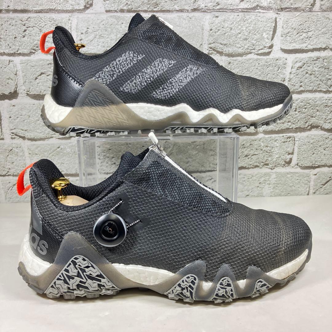 【美品】adidas ゴルフ コードカオス22 ボア スパイクレス 26.5cm