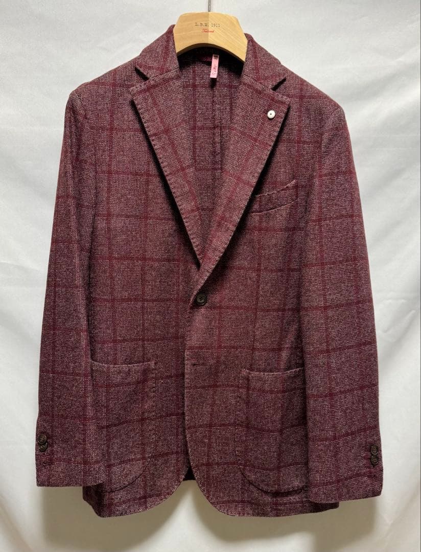 ◆イタリア製【46】L.B.M.1911◆美品！秋冬物『２Ｂ・ジャケット』◆