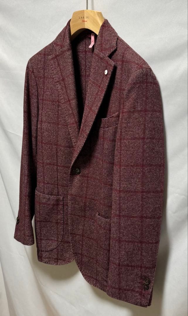 ◆イタリア製【46】L.B.M.1911◆美品！秋冬物『２Ｂ・ジャケット』◆