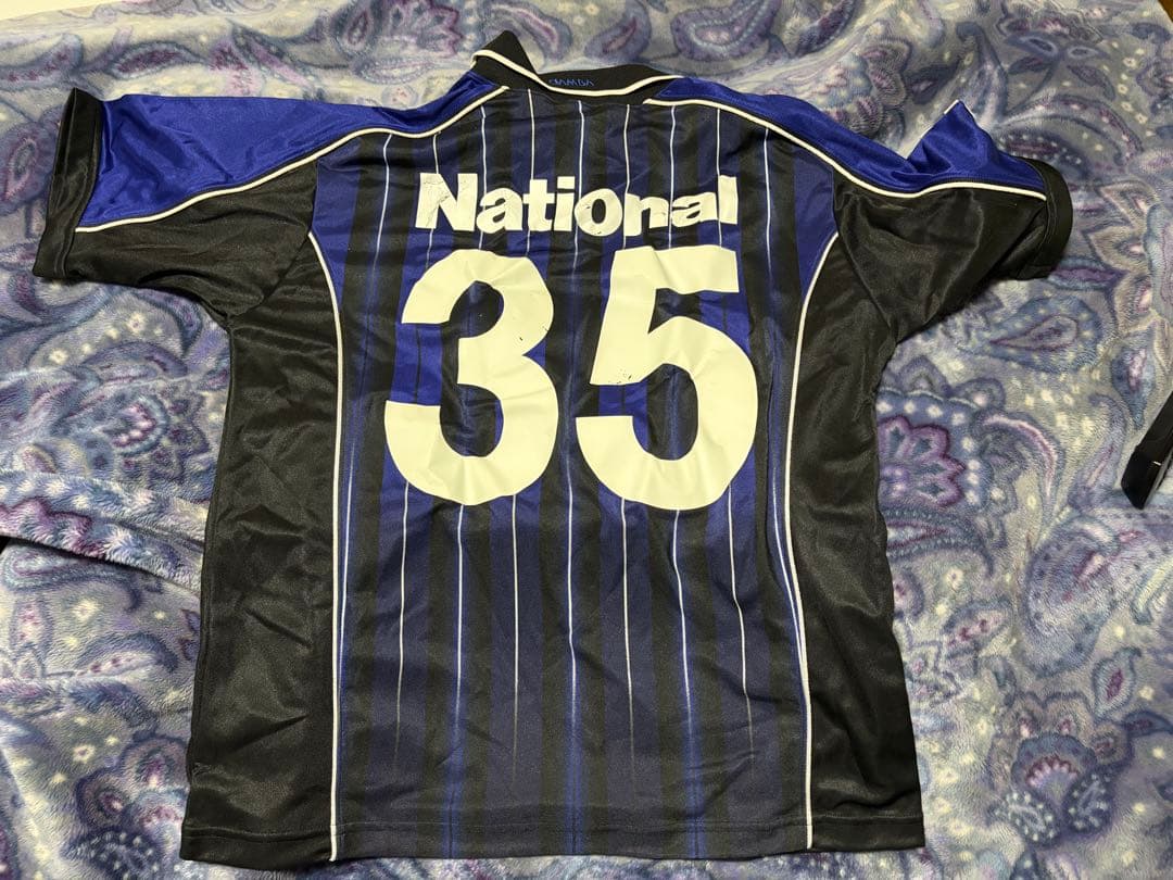 宮本恒靖 ガンバ大阪サイン入りレプリカユニフォーム - メルカリ