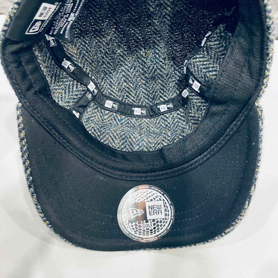 新品ビームス×ニューエラ×ハリスツイード サイズ調整が可能な誰でも被