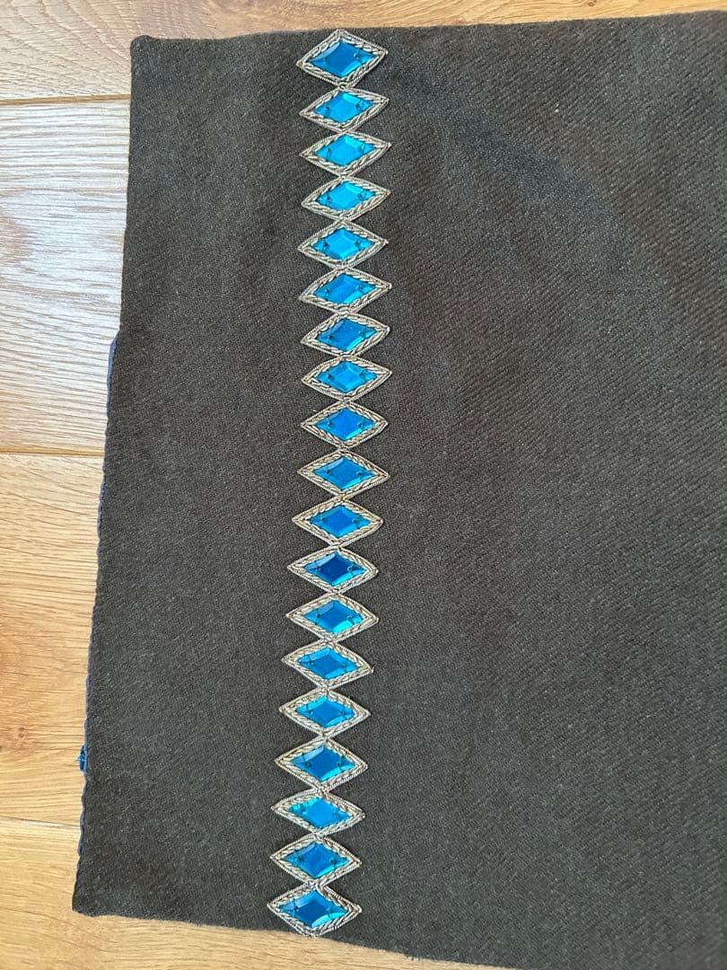 ドリスヴァンノッテン ストール ビーズ 刺繍