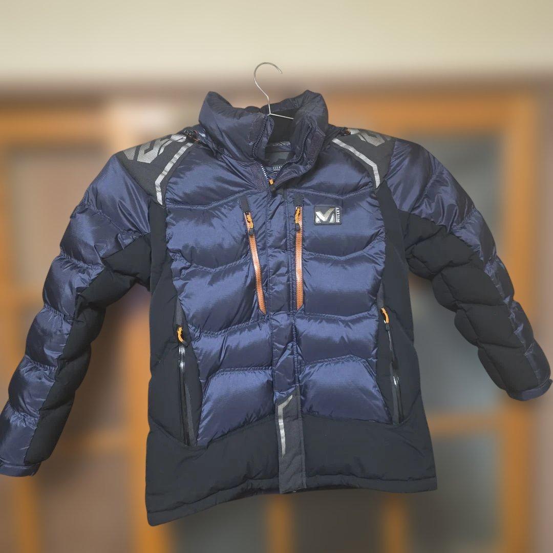 【美品】MILLET ミレー フードファーダウン メンズL 極暖 山ブランド 美品】MILLET ミレー フードファーダウン メンズL 極暖 山ブランド
