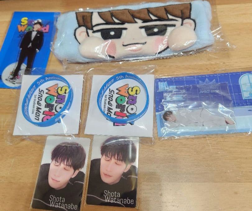  Man　渡辺翔太　グッズまとめ売り　新品未開封 SnowMan 渡辺翔太 グッズ まとめ売り 購入者特典あり（別売り可