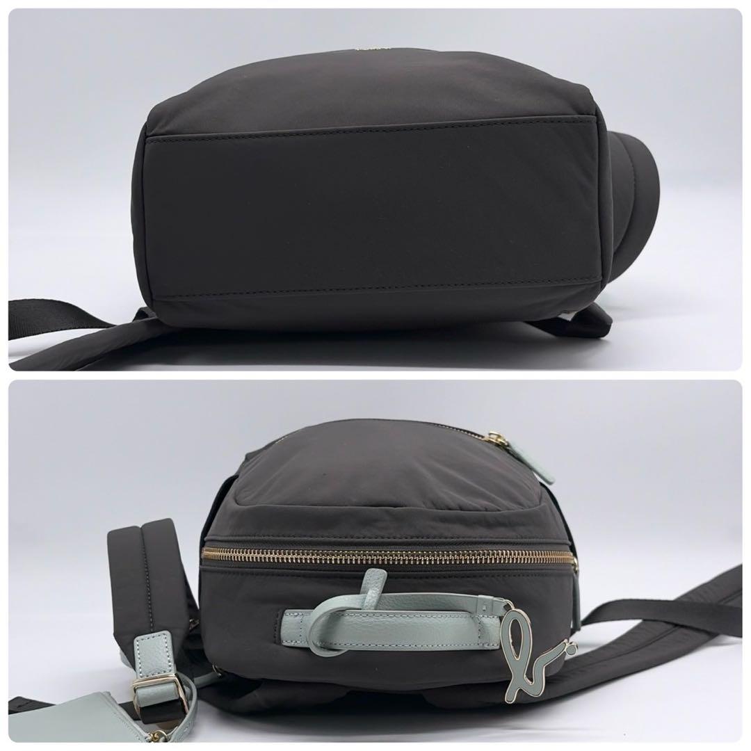 激レア美品✨ アニエスベー リュック グレー 灰色 ライトブルー 水色