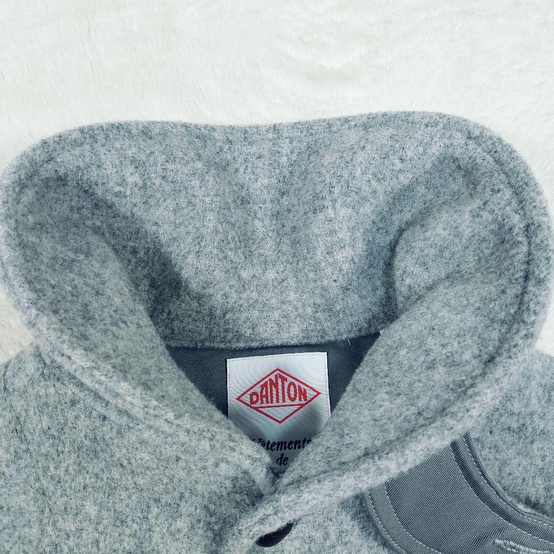 良品☆42サイズ】ダントン DANTON ウールモッサ ライトグレー