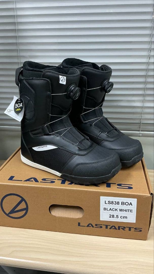 LASTARTS LS838 BOA ブラック/ホワイト 28.5cm