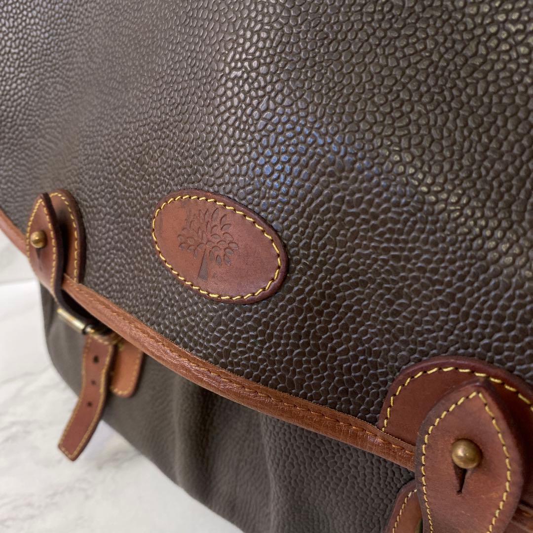 MULBERRY company マルベリー 本革 レザー ショルダーバッグ - メルカリ