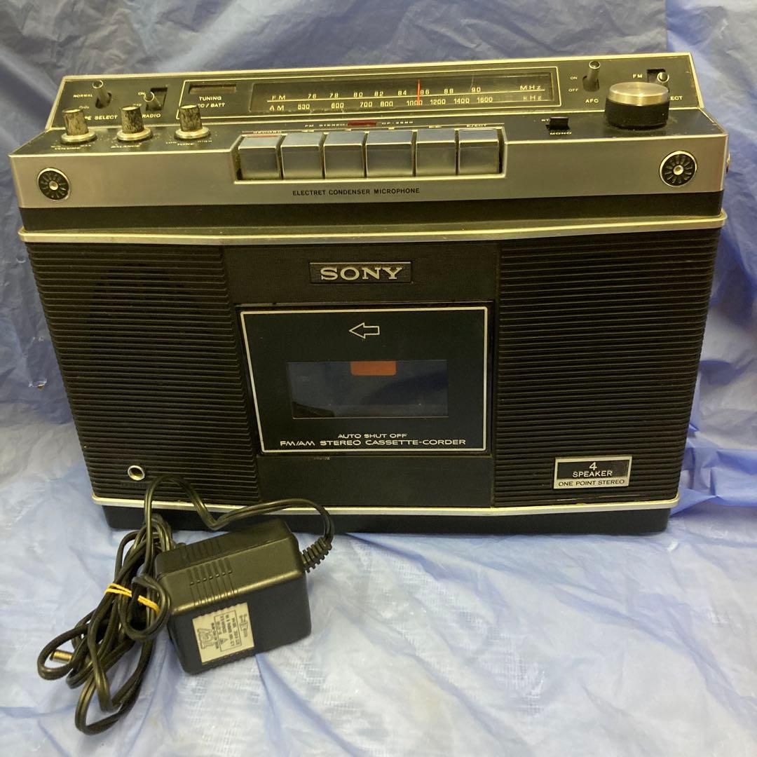 SONY ステレオラジカセ CF-2580 昭和レトロ 希少動作品