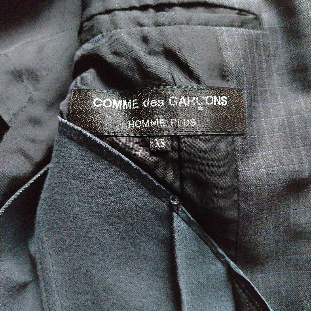 19ss ギャルソンオムプリュス フェイクレザーポケット テーラード