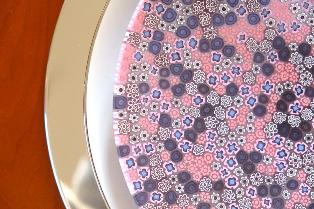 ベネチアンガラス ミルフィオリ プレート/検索/エルコーレモレッティ