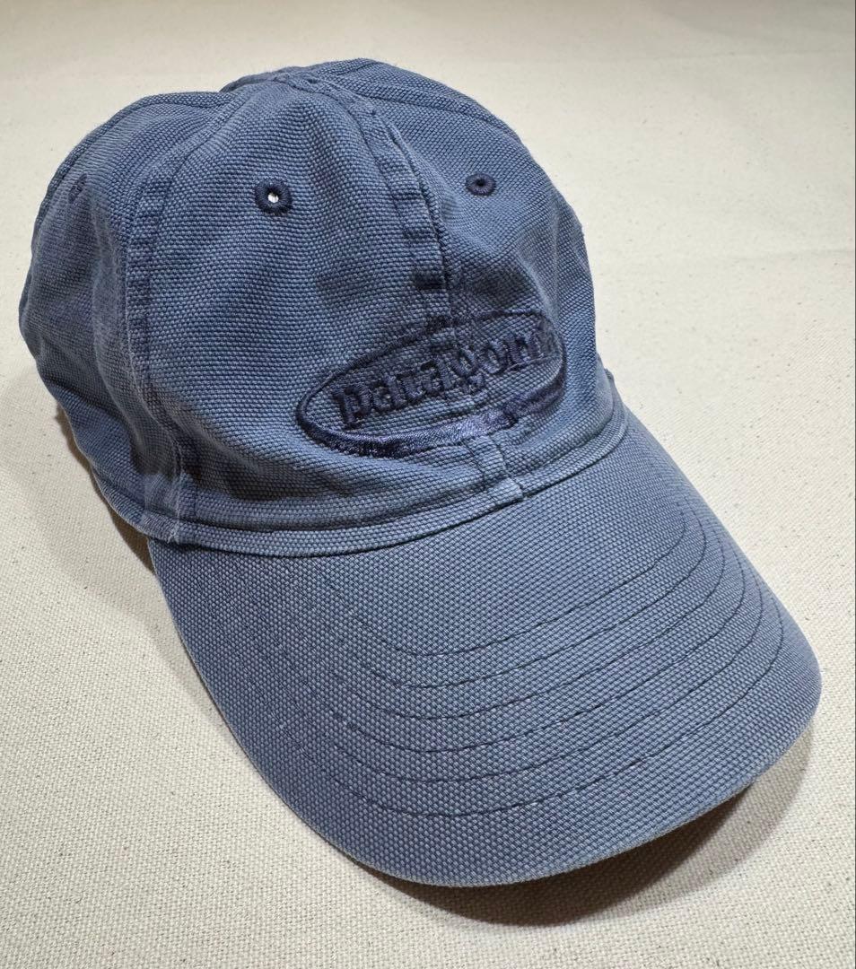 Patagonia キャップ オーバルロゴ 90s USA製 青色 サイズL - メルカリ