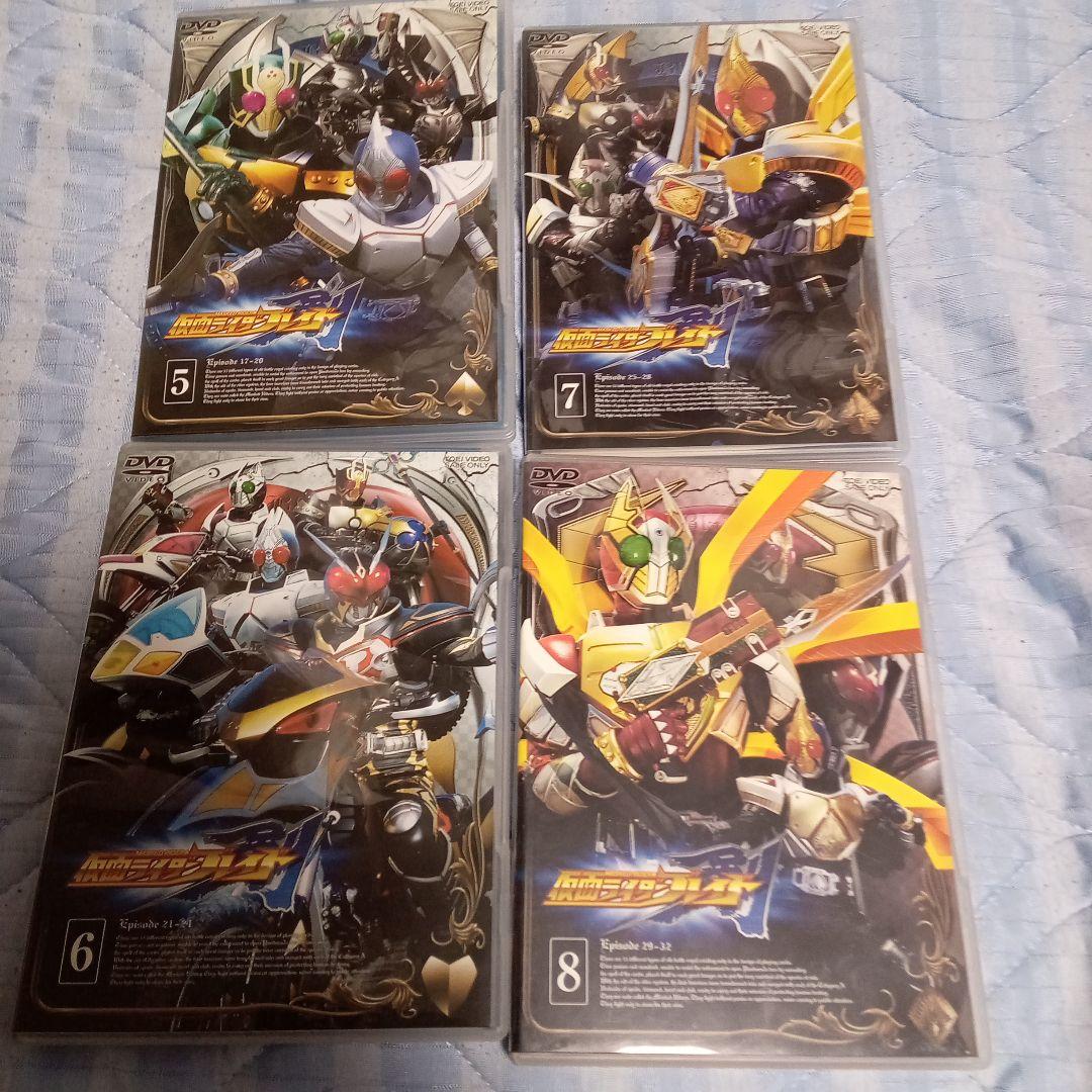 d*7様 仮面ライダーブレイド DVD 全12巻セット説明必読お願いし