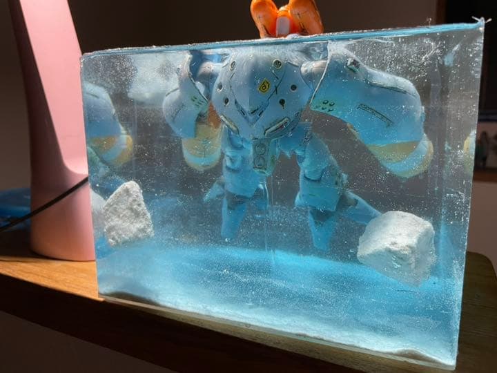 ハイゴッグ 水中航行ジオラマ 受注製作