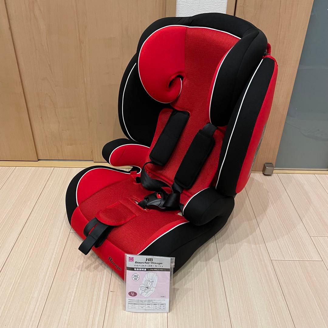 rouge日本育児ハイバックブースター ルージュ チャイルドシート - メルカリ
