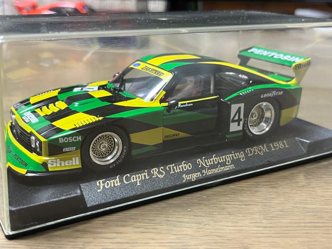 ミニカー FORD CAPRI RS TURBO NURBURGRING DRM 1981 ミニカー FORD CAPRI RS TURBO NURBURGRING DRM 1981 ミニカー FORD