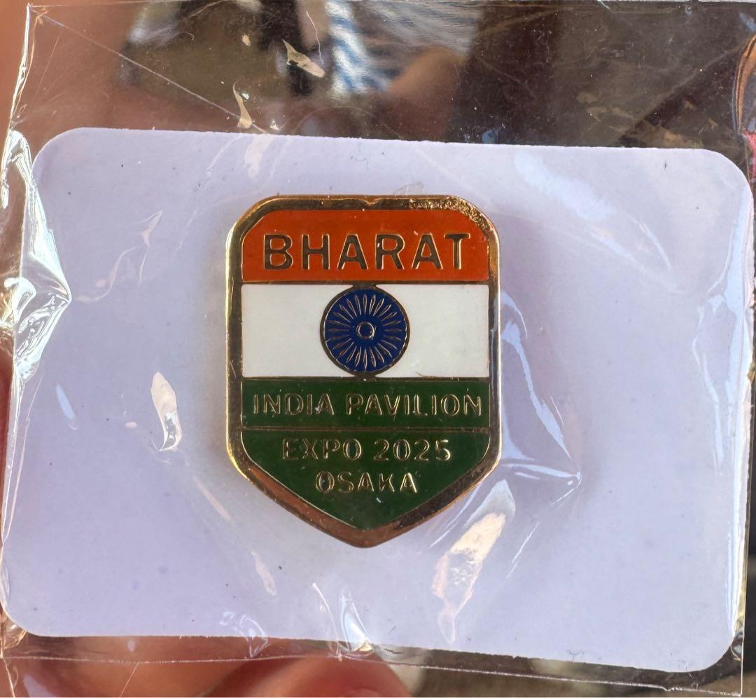 大阪・関西万博 インドパビリオン ピンバッジ ピンズ マグネットタイプ