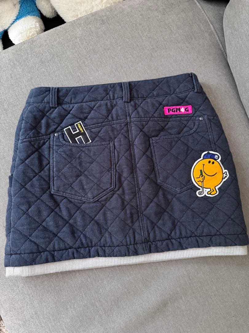 PEARL GATES キルティングスカート ネイビー - メルカリ