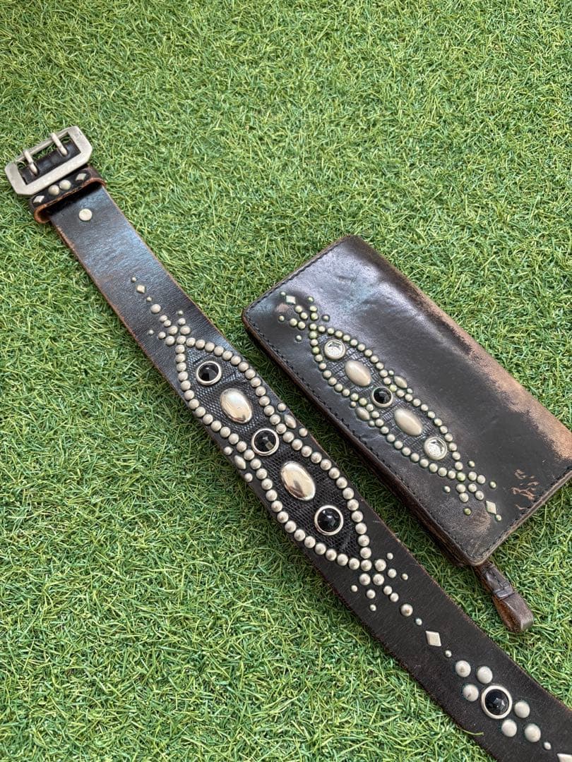 ウルフズヘッド　スタッズベルト　財布　セット Yahoo!オークション -「ウルフズヘッド」(ベルト) (ファッション小物