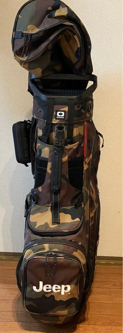 レア物オジオJeep×OGIO ゴルフキャディーバッグCAMO 14分割