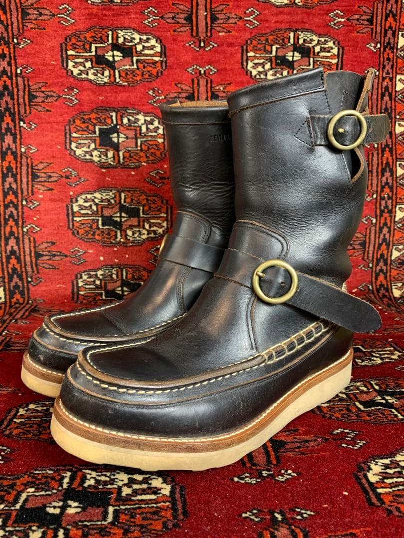 茶芯クロムエクセル❗️VARDE77 トリプルヴァンプ モカシン エンジニアブーツ 茶芯クロムエクセル❗️VARDE77 トリプルヴァンプ モカシン エンジニア