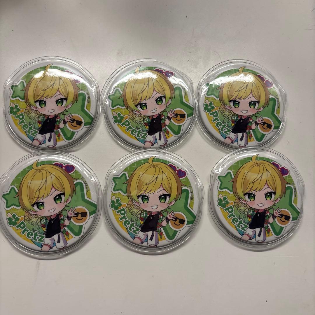 AMPTAK×COLORS ぷりっつさん 2025summer デフォ缶バッチ - メルカリ