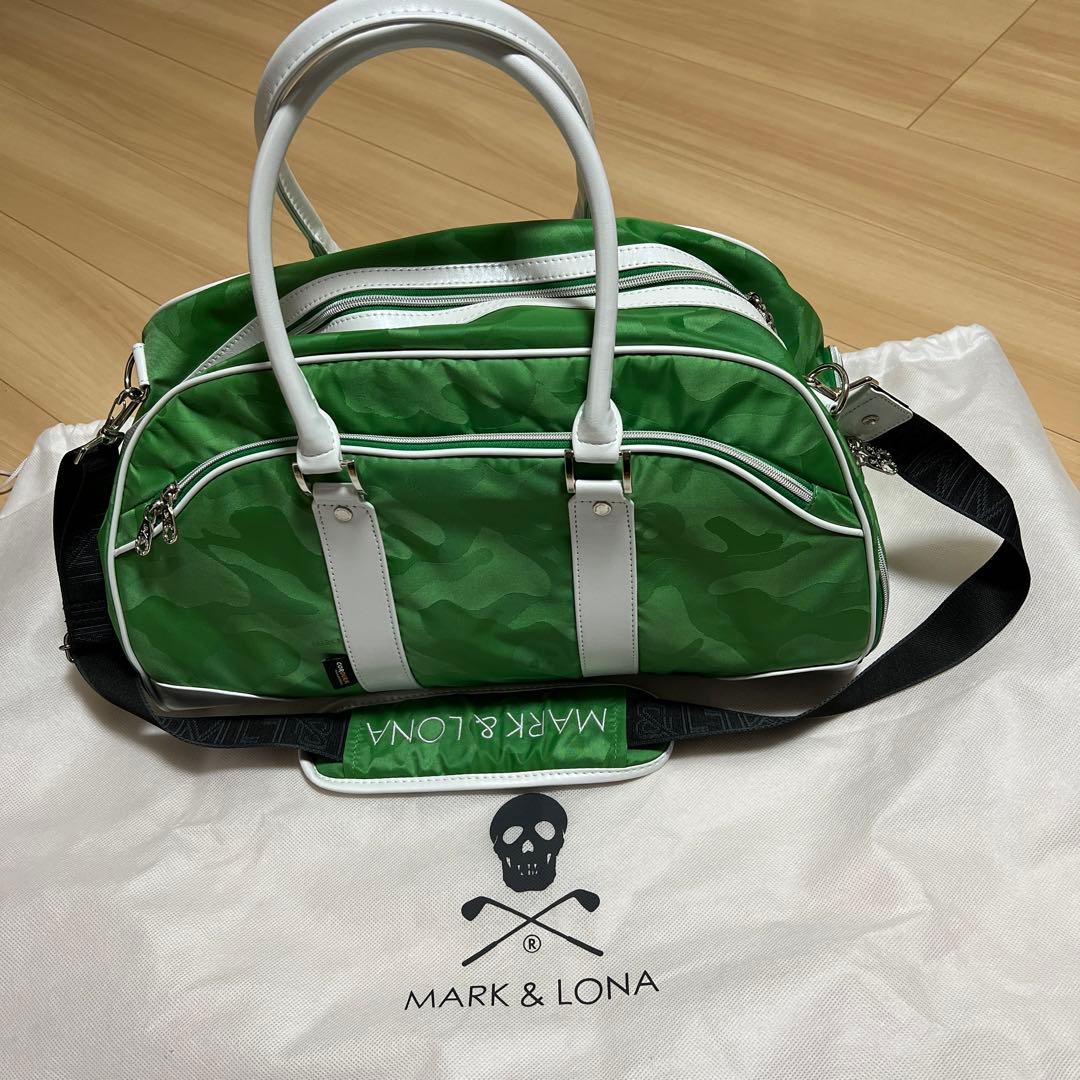 新品 ✨ MARK&LONA シューズケース 緑 マーク&ロナ バッグ 靴 マーク