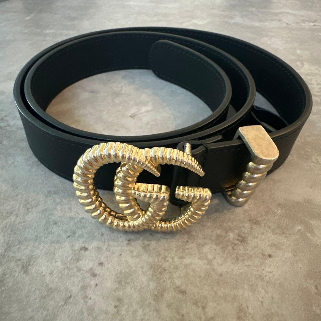 GUCCIブラックレザー ベルト 楽天市場】GUCCI グッチメンズレザーベルト ブラックインター