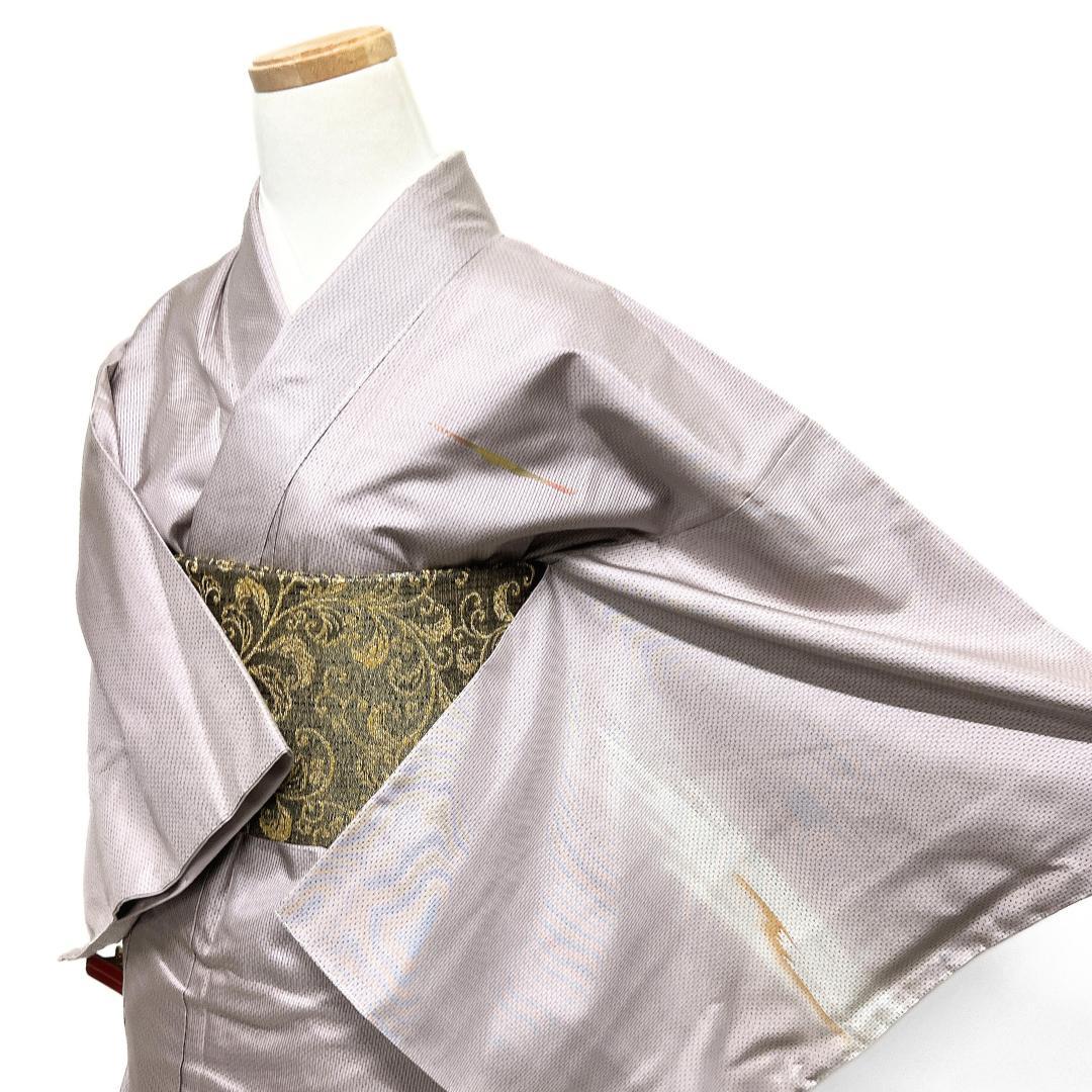 大島紬 付け下げ ぼかし染め 金彩 霞 着物 013b d ms - メルカリ