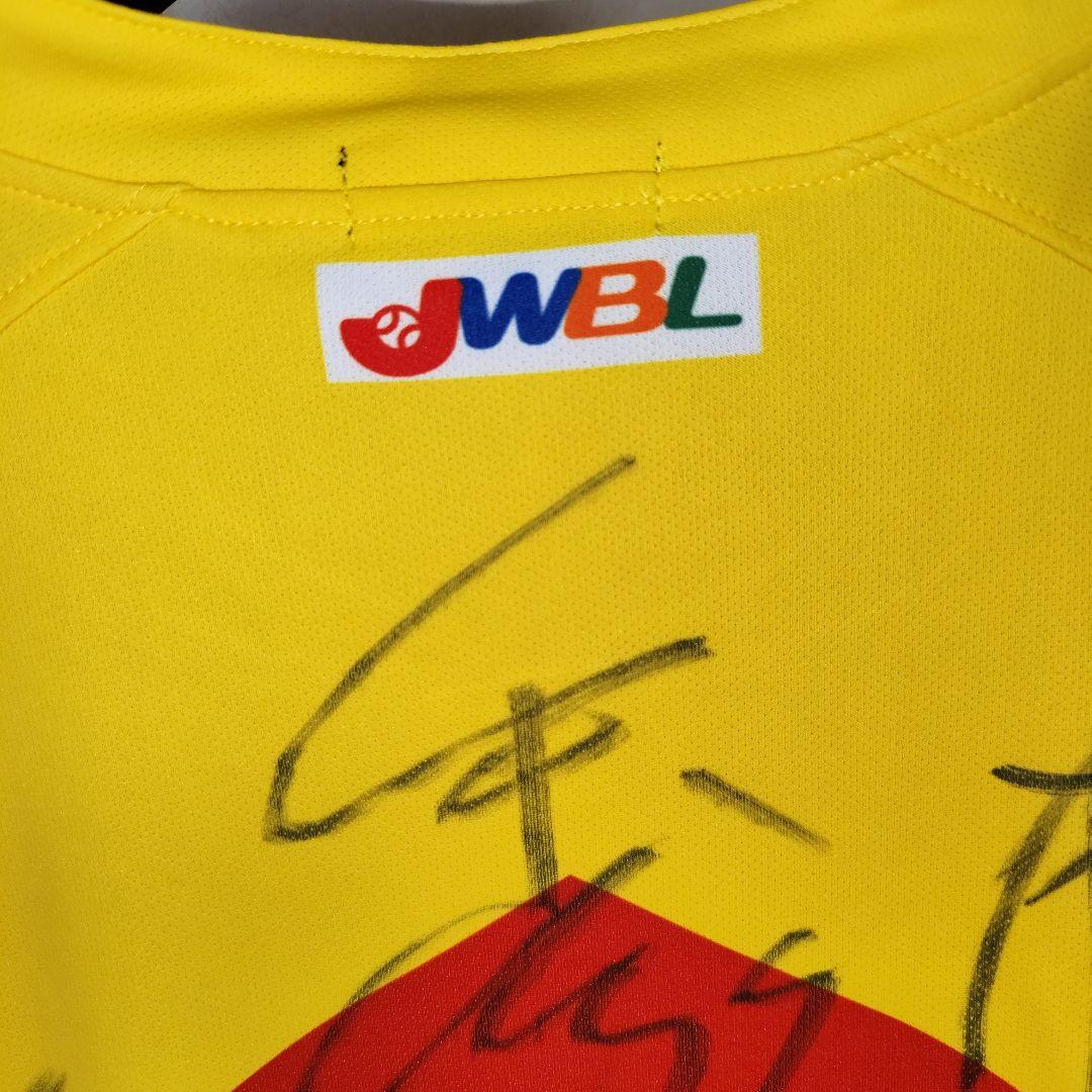 メンバー直筆サイン入り】埼玉アストライア 応援ユニフォーム Lサイズ