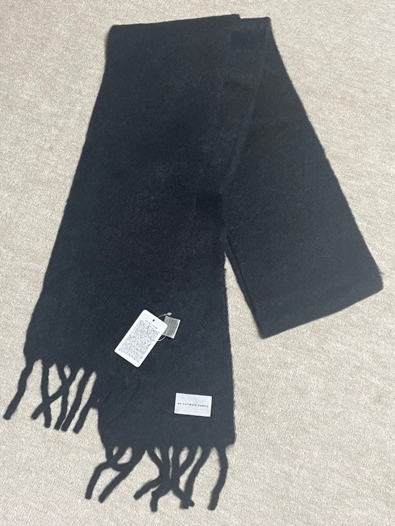 MB ULTIMATE FABRIC アルパカロングマフラー ブラック
