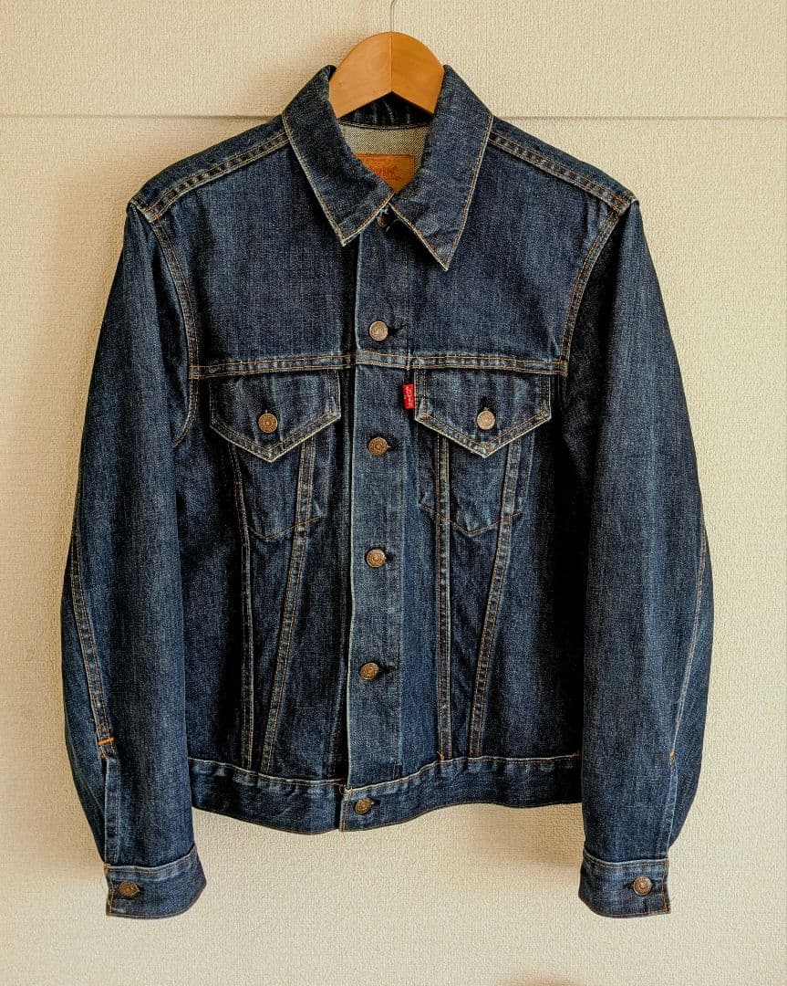70s　リーバイス 70505 4th デニムジャケット ケアタグ 70s Levi's 70505 4th デニムジャケット 布ケアタグ 38 - メルカリ