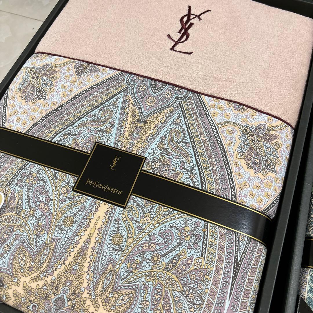 イブサンローラン ふとん 2種セット ピンクブルー - メルカリ