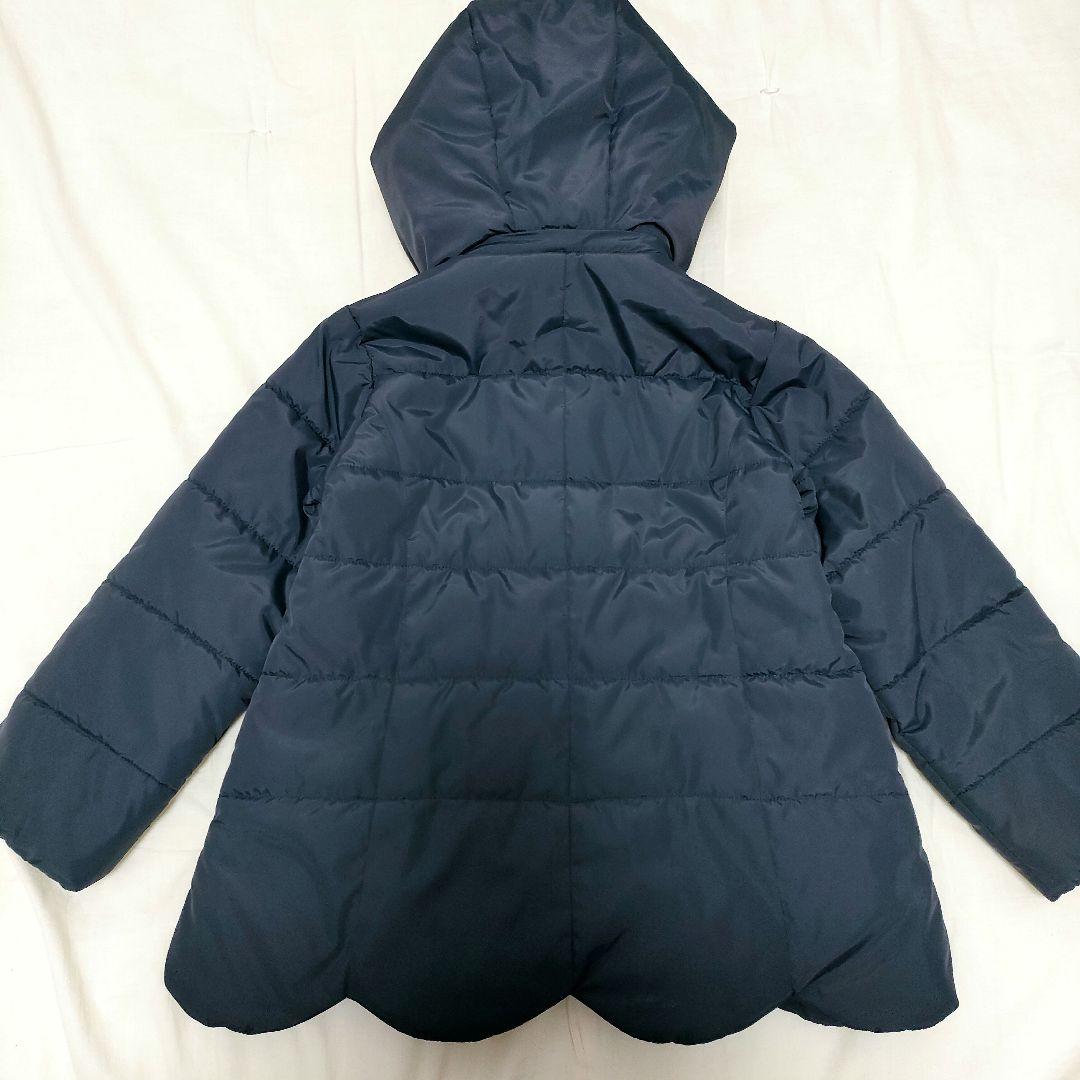 極美品】アナスイミニ 猫耳 ネコポケット ダウンコート ネイビー 120