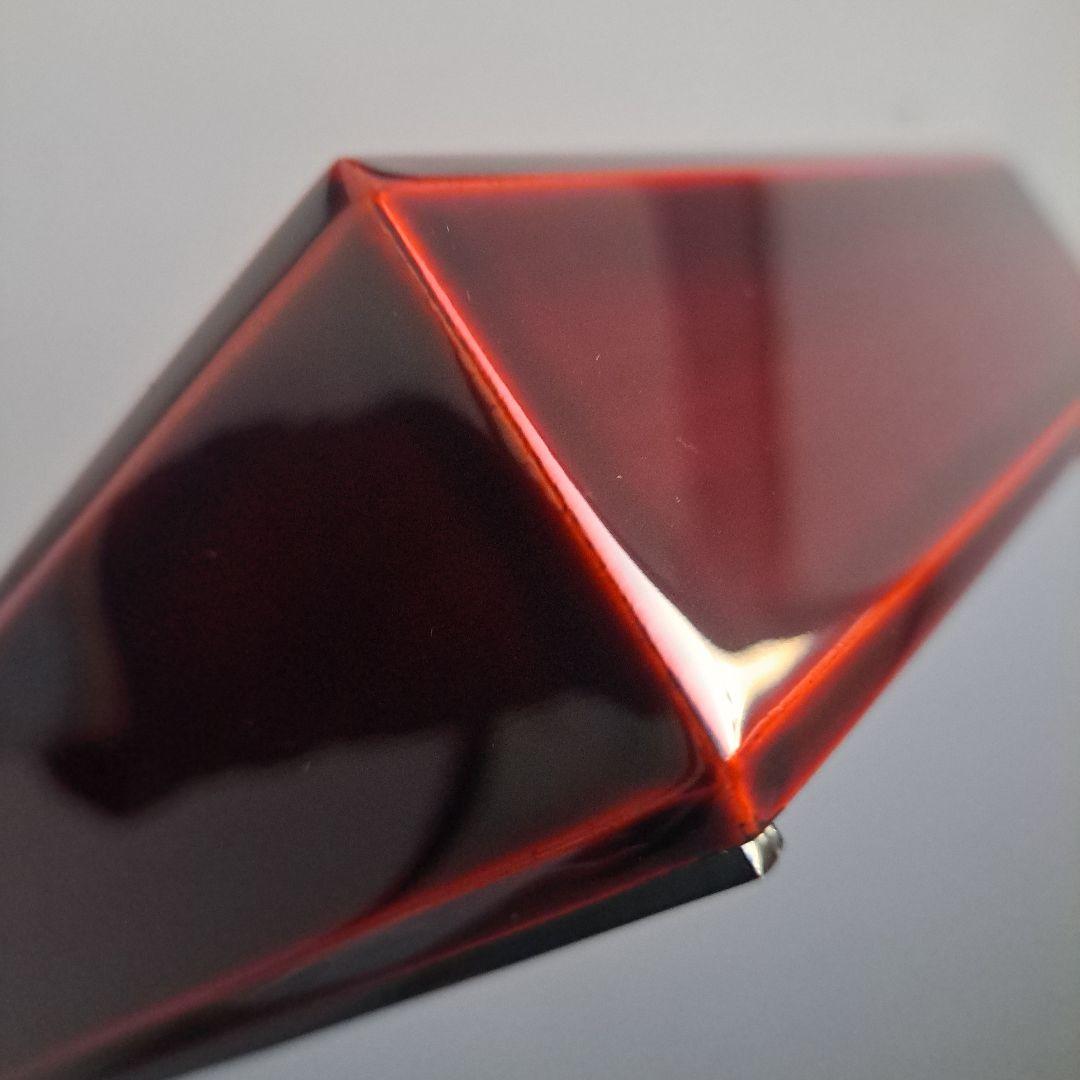 会津漆器 5.5寸 ダイヤ/校倉型 3段重箱】天然木製 溜塗 長期保管品