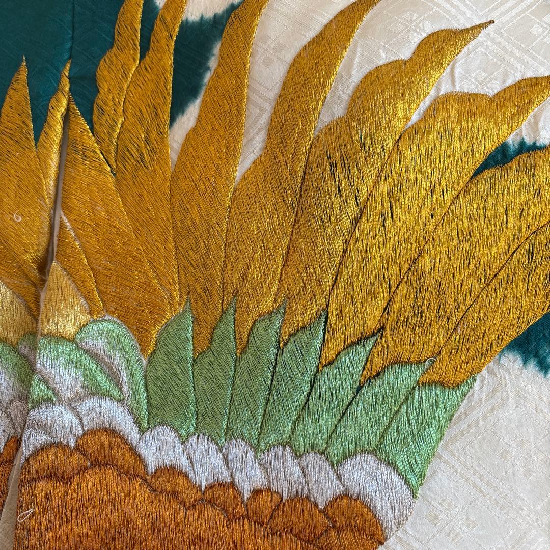 No.10 正絹 総刺繍 男の子お祝い着 長襦袢 七五三 のしめ - メルカリ