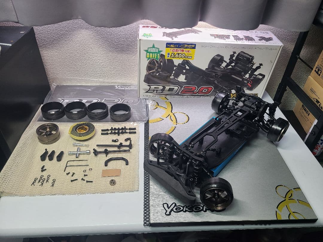 組立済　Yokomo RD2.0 ラジコン　RWD　オプション　おまけ　ドリフト ルーキードリフト RD2.0 組み立てシャーシキット - ラジコンカー・RC