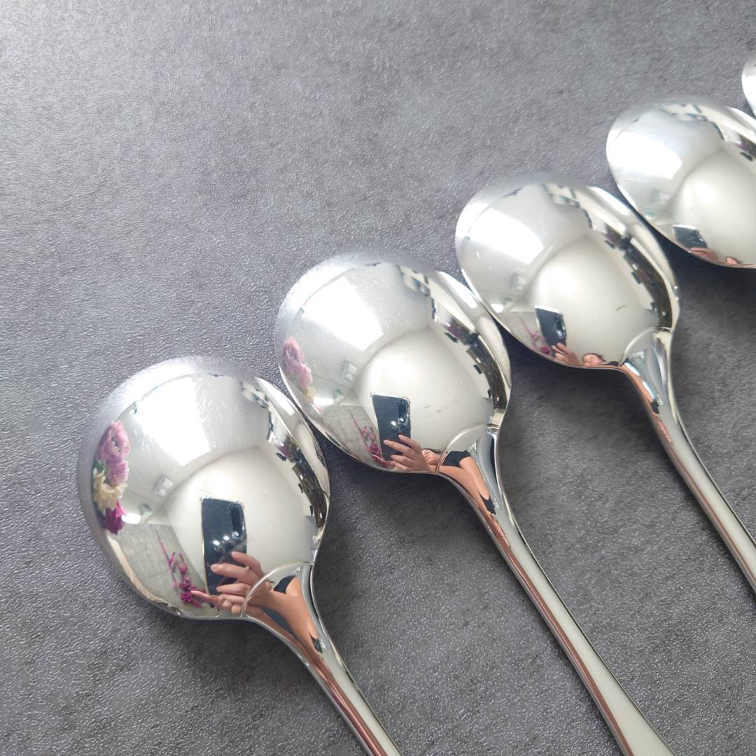 希少 美品 クリストフル フィデリオ コンソメスプーン 6点 - メルカリ