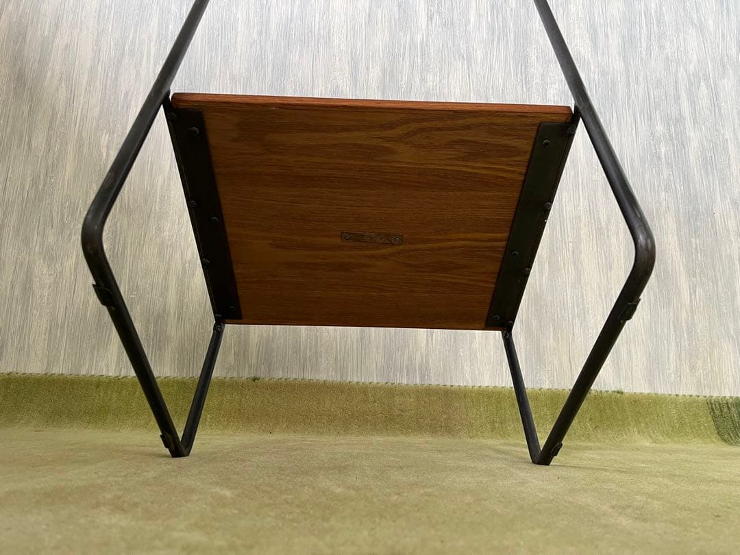 a.depeche サイドテーブル ガラス天板 机・テーブル