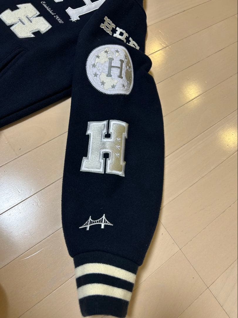 HUF 20周年 スタジャン フルデコスタジャン 刺繍 メンズ