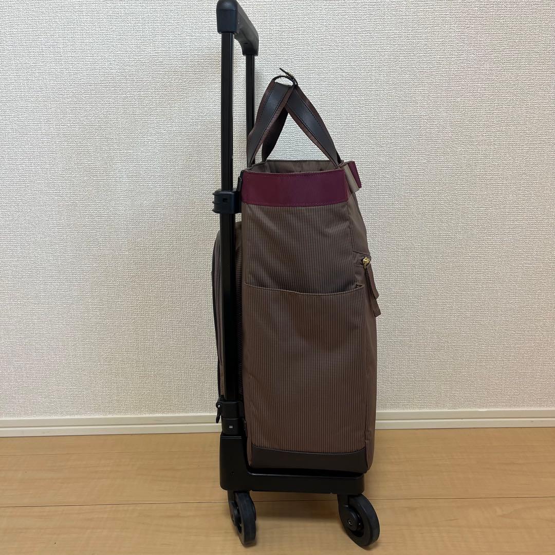 美品❣️SWANYスワニー キャリーバッグカート ルバンドミニ グレージュ