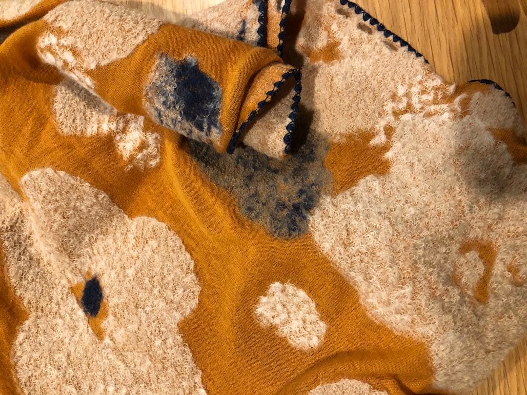 期間き限定nuMe オリジナルカットさジャガードストール