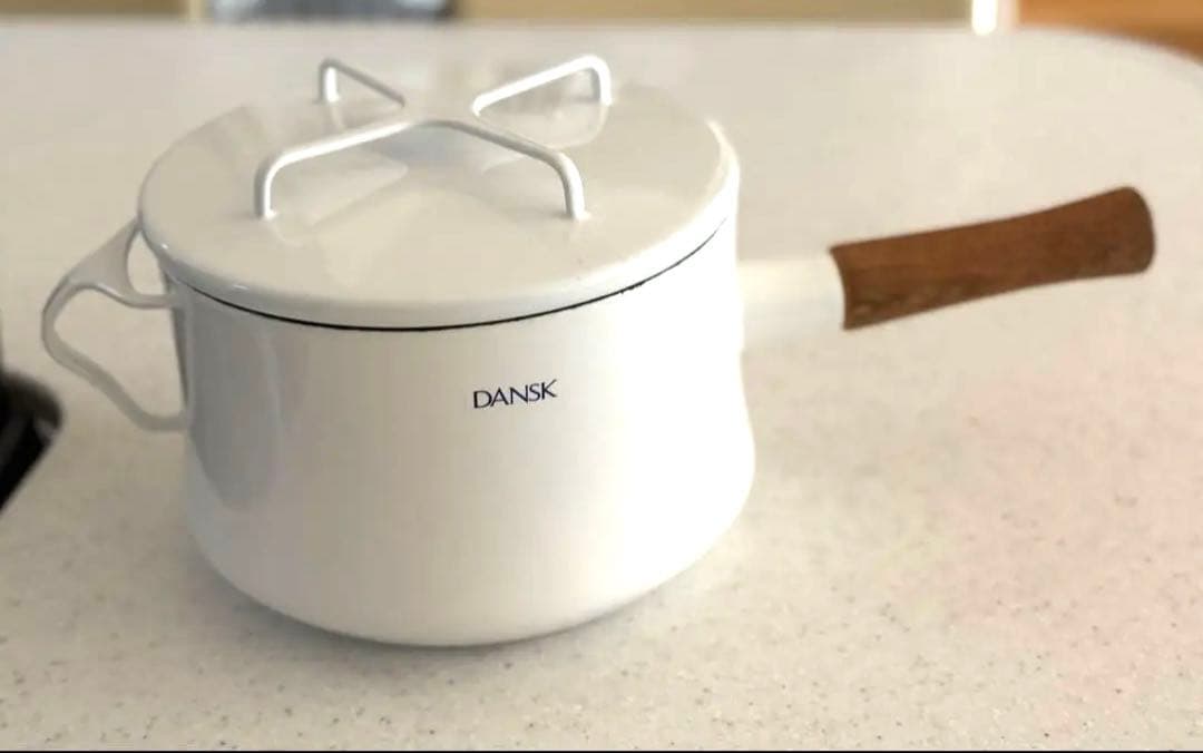 DANSK ホワイト片手鍋 18cm IH 楽天市場】［取扱終了］DANSK ダンスク 琺瑯 片手鍋 18cm コベン