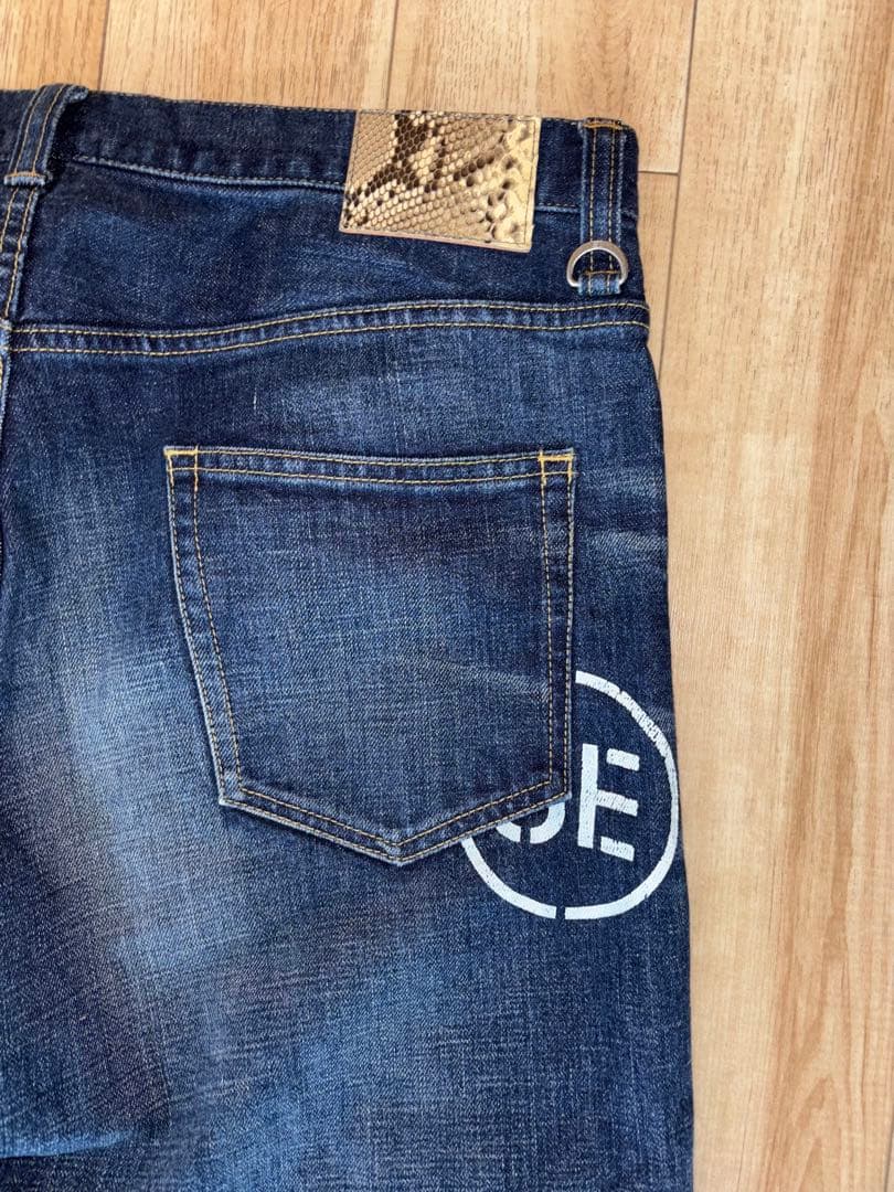 uniform experimentダメージデニム インディゴ