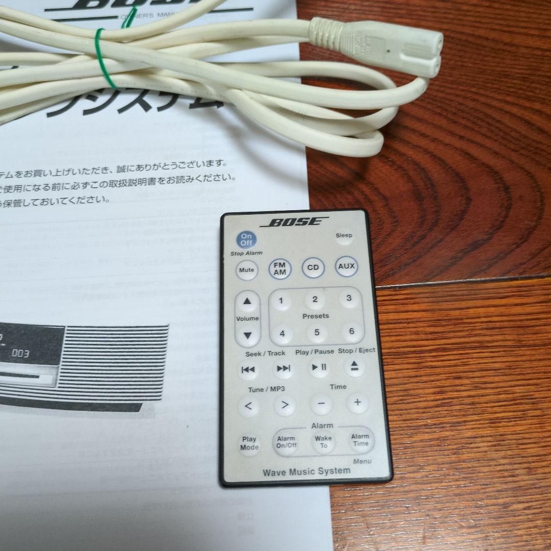 Bose Wave Music System完動品純正リモコン純正電源コード取説