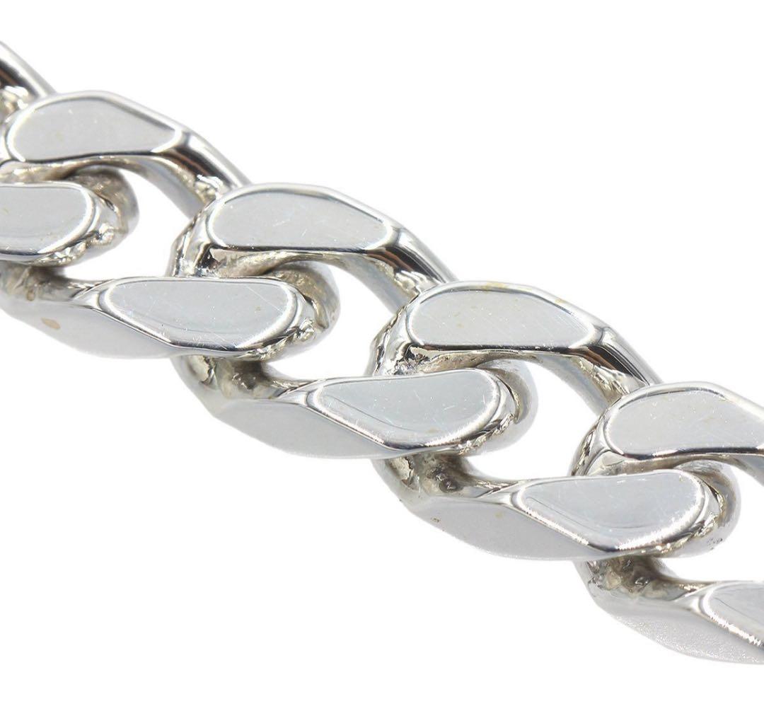 N2313 グッチ SV925 シルバー 喜平チェーン デザイン ブレスレット