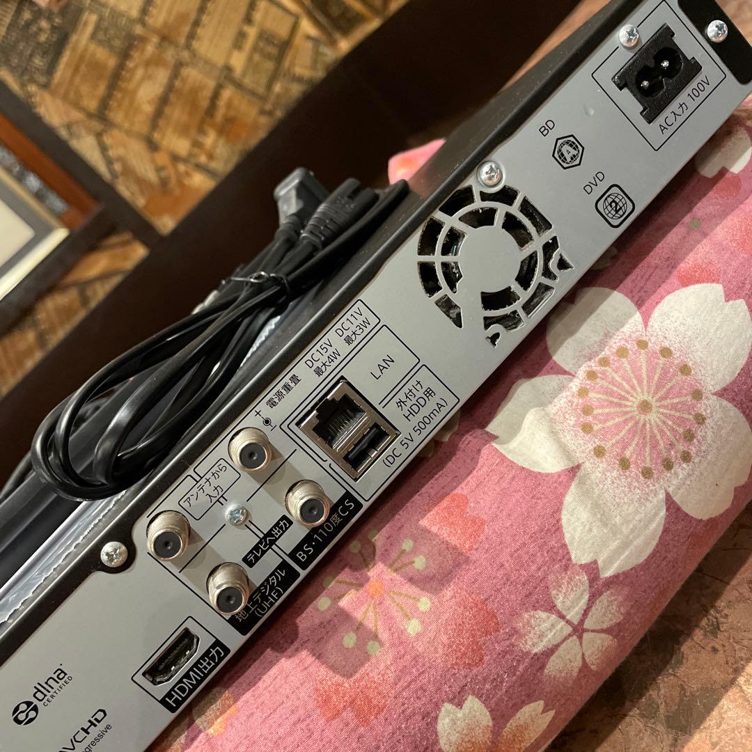 SHARP BD-NS500 12倍録 500GB 新リモ等付フル装備　完動品！