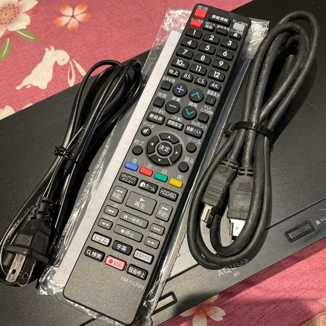 SHARP BD-NS500 12倍録 500GB 新リモ等付フル装備　完動品！