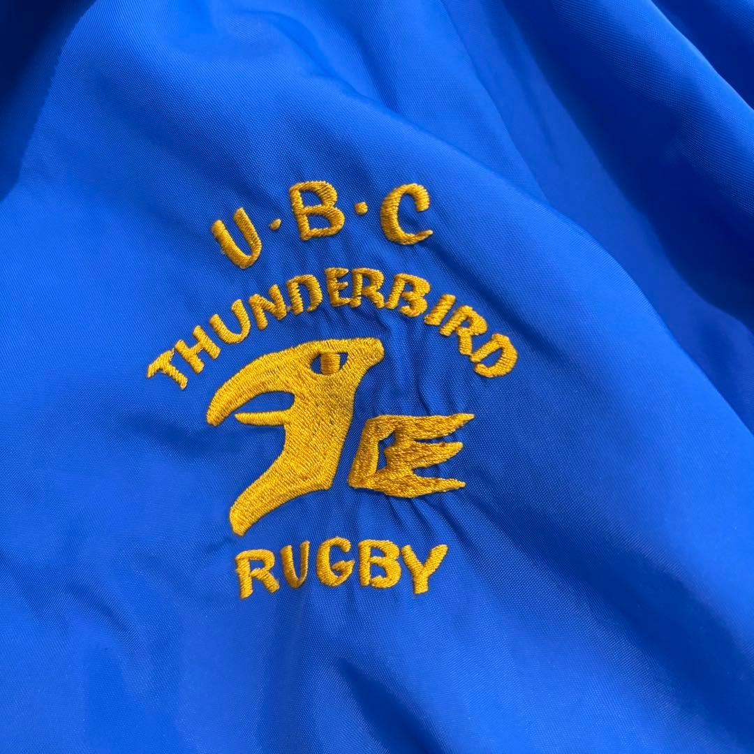 90s UBC RUGBY ナイロンプルオーバー TALONジップ アメカジ - メルカリ