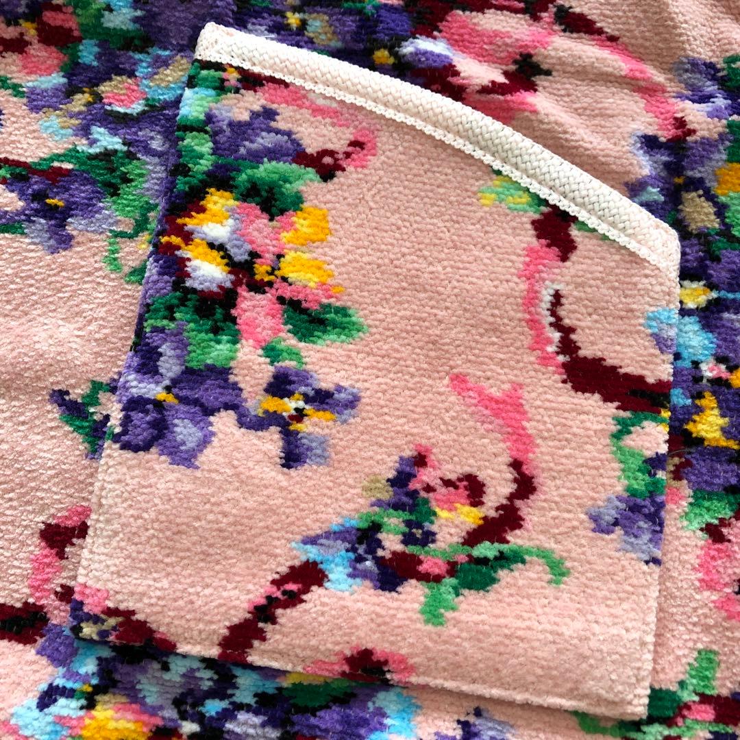 未使用 レイクアルスター スミレ ワイドドレスエプロン シェニール織